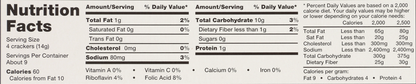 Carr's Pepper Table Water Crackers 4.25oz