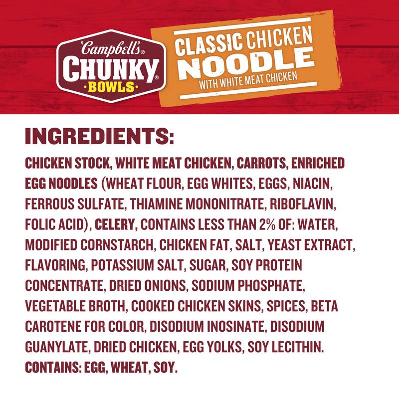 Campbell's Chunky Classic Chicken Noodle Soup 15.25oz