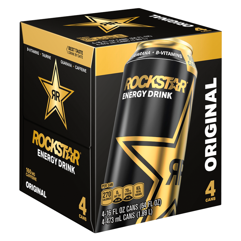 Rockstar Original 4ct 16oz Can
