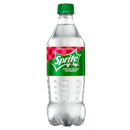 Sprite Winter Spiced Cranberry 20oz Btl