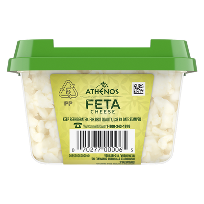 Athenos Traditional Crumbled Feta Cheese - 6oz