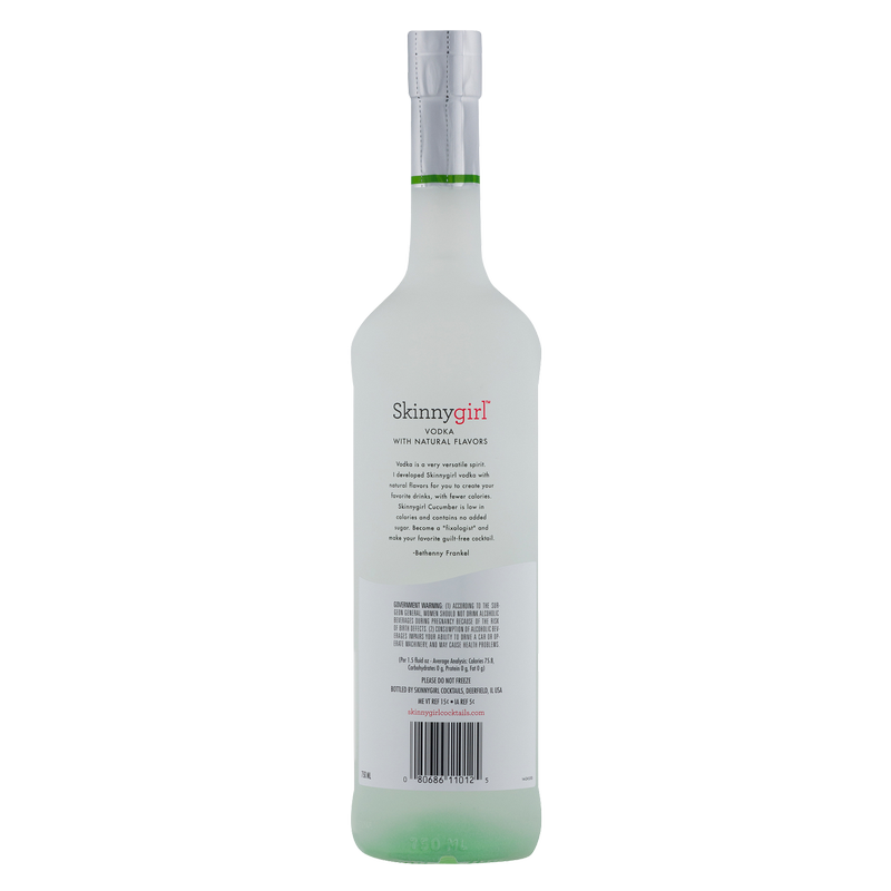 Skinny Girl Cucumber Vodka 750ml
