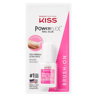 Kiss PowerFlex Brush-On Nail Glue 0.17 oz