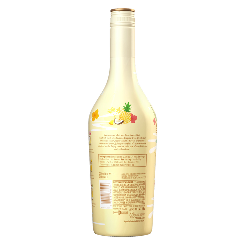 Baileys Colada Irish Cream Liqueur, 750 mL (34 Proof)