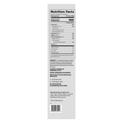 Basically Party Size Zesty Taco Tortilla Chips 13oz