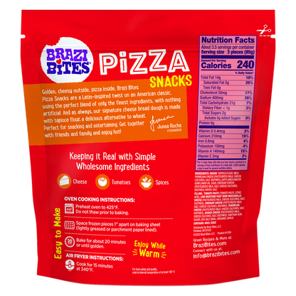 Brazi Bites Four Cheese Pizza Snacks 10oz