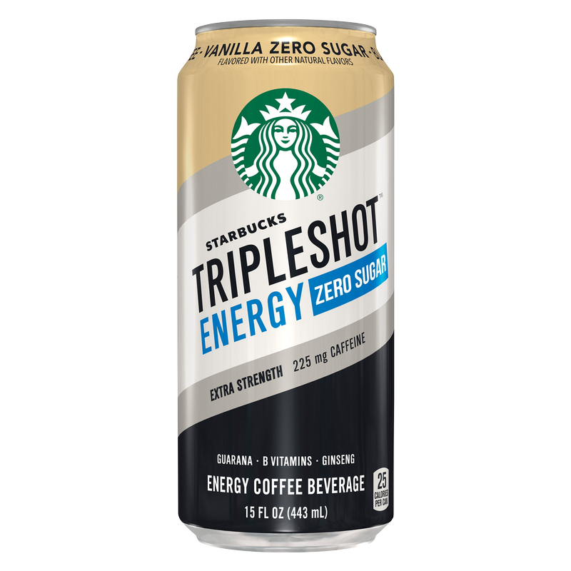 Starbucks Tripleshot Zero Sugar Vanilla 15oz Can
