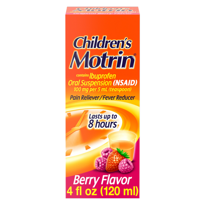 Motrin Children's 8-Hour Pain Reliever & Fever Reducer Berry Liquid 4oz