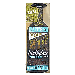 21St Birthday Bottle Bag