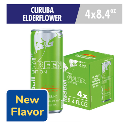 Red Bull Energy Drink The Summer Edition Curuba Elderflower 4pk 8.4oz Can