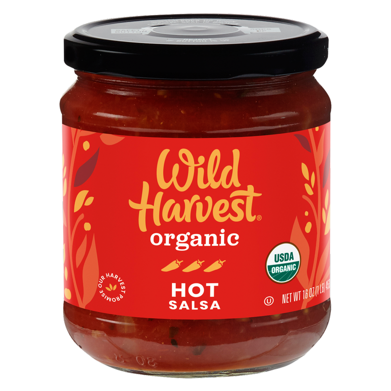 Wild Harvest Organic Hot Salsa 16oz