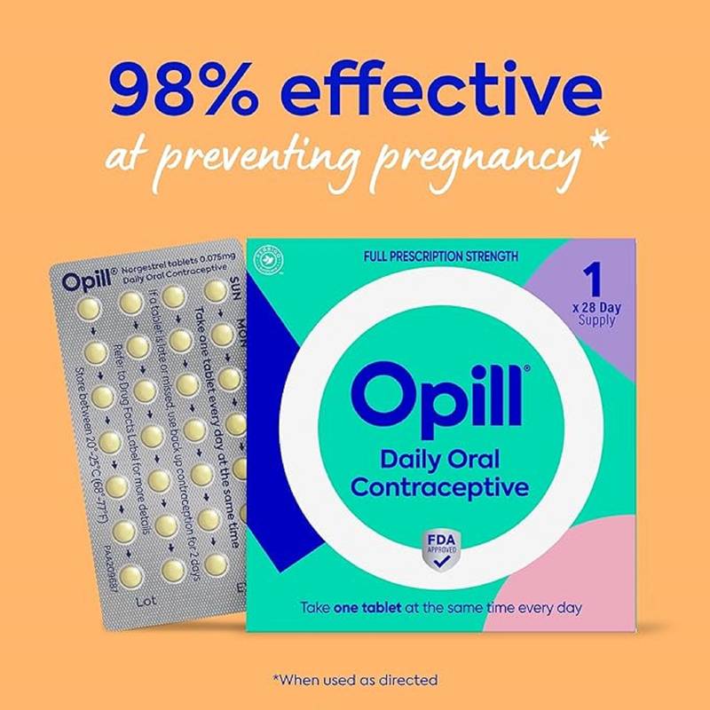 Opill Daily Oral Contraceptive Tablets