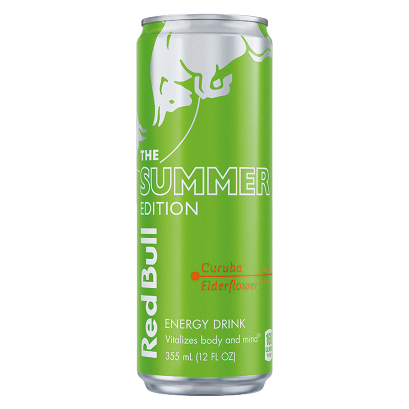 Red Bull Energy Drink The Summer Edition Curuba Elderflower 12oz Can