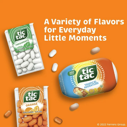 Tic Tac Orange Breath Fresheners, 3.4oz