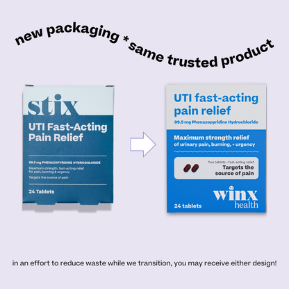 Winx Fast Acting UTI Pain Relief 24 ct