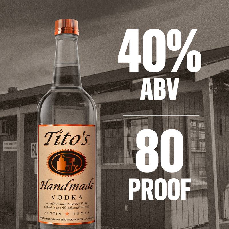 Tito's Handmade Vodka 200ml (80 Proof) – BevMo! Washington