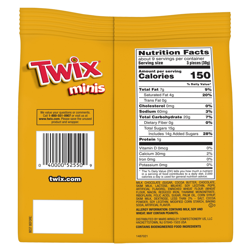 Twix Caramel Minis 9.7oz