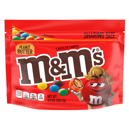 M&M's Peanut Butter Milk Chocolate Candies 9oz