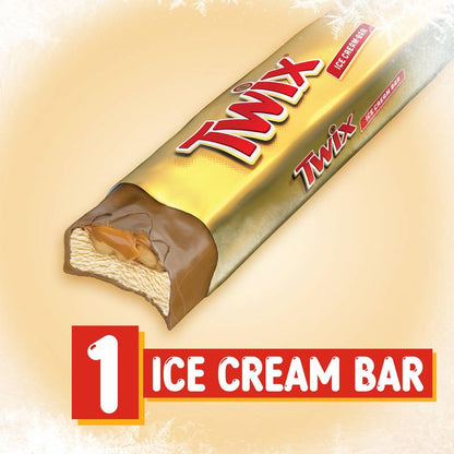 TWIX Vanilla and Caramel Milk Chocolate Ice Cream Bar - 3 Oz Bar