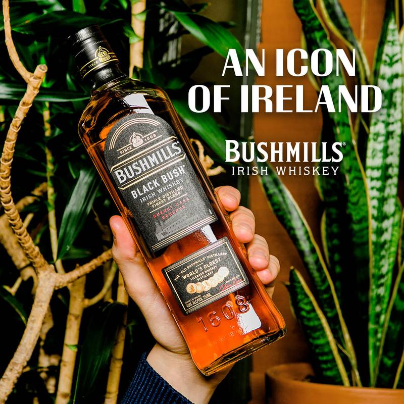 Bushmills Black Bush Irish Whiskey 750ml (80 Proof) – BevMo