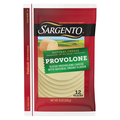 Sargento Natural Provolone Sliced Cheese - 12 slices