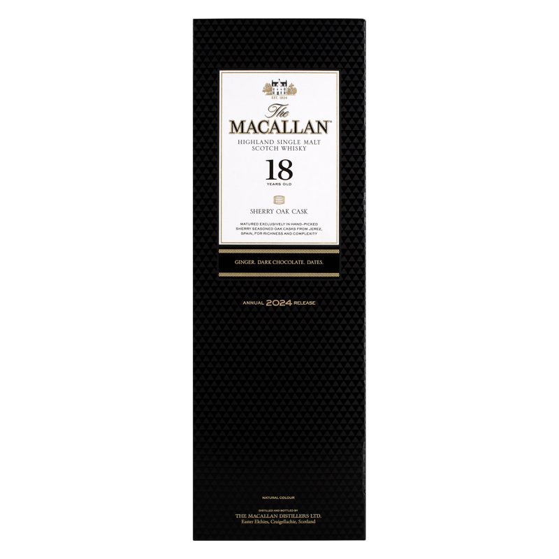 Macallan 18 Yr Sherry Oak 750ml (86 Proof) – BevMo! Washington