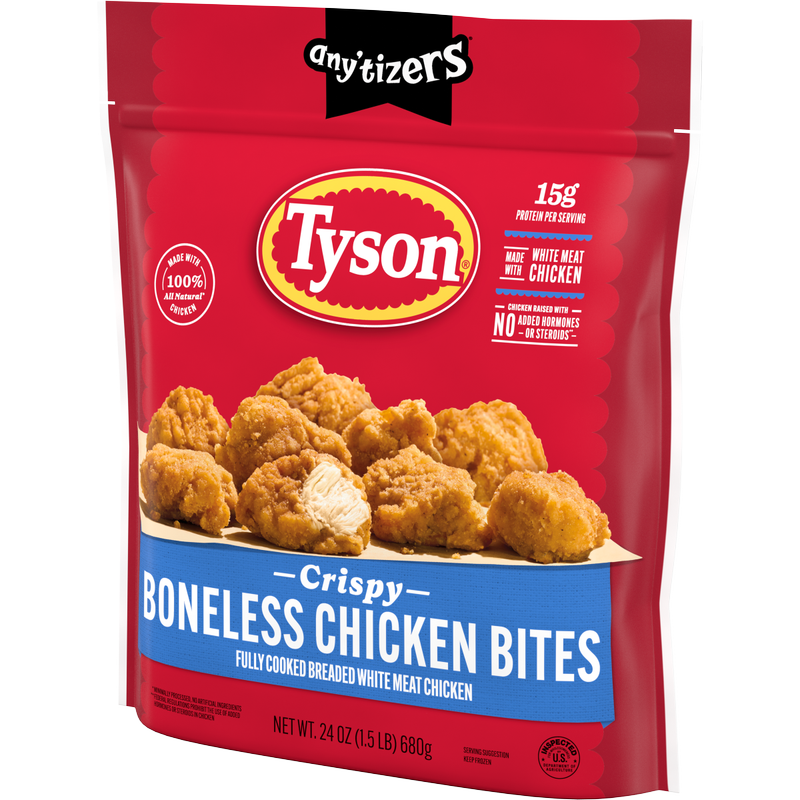 Tyson Any'tizers Frozen Popcorn Chicken Chunks 24oz