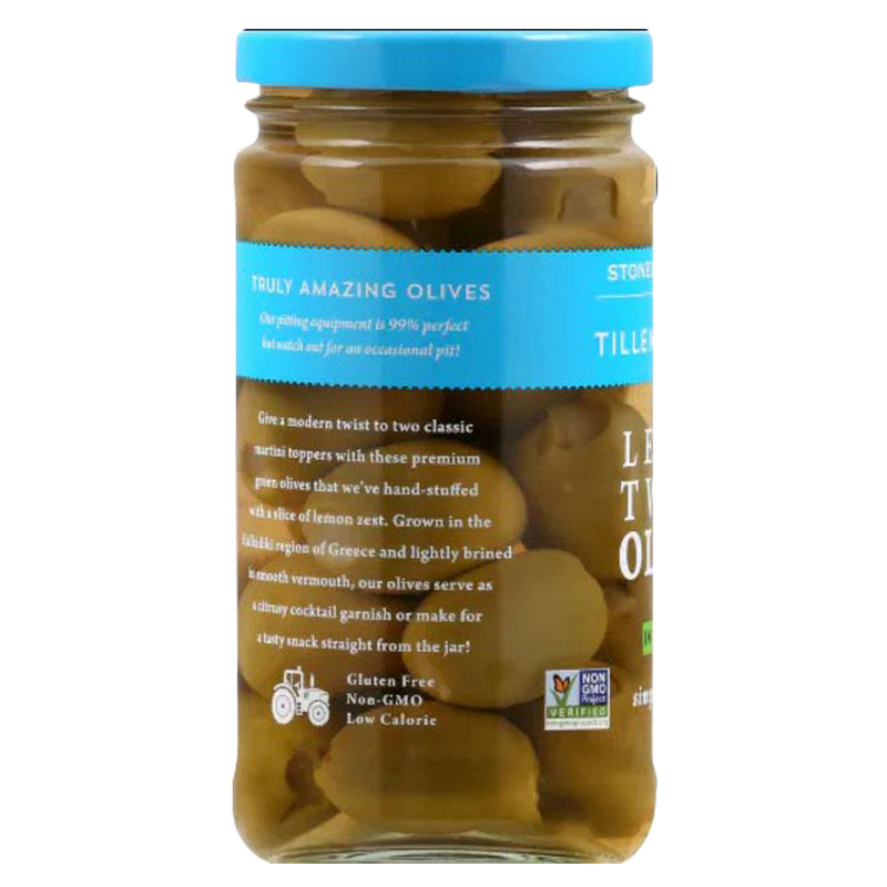 Tillen Farms Olives Lemon Twist 12oz