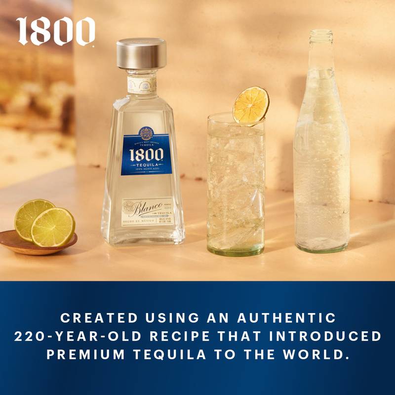 1800 Tequila Blanco 750ml (80 Proof)