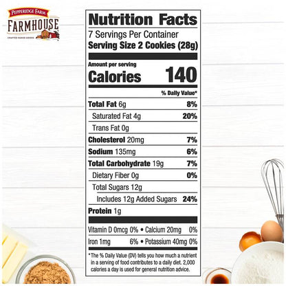 Pepperidge Farm Farmhouse Chocolate Chip Cookies 6.9oz