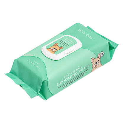 Wild One Grooming Wipes Eucalyptus Scented 70ct