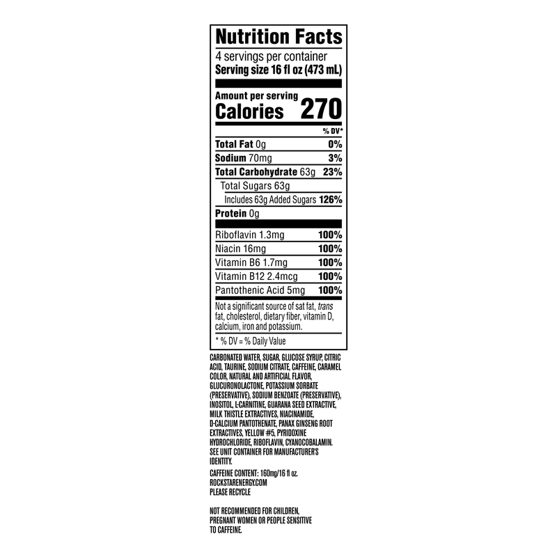 Rockstar Original 4ct 16oz Can