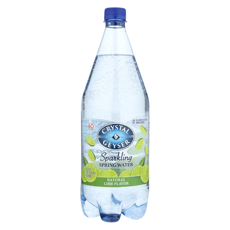 Crystal Geyser Sparkling Lime 1.25 Liter