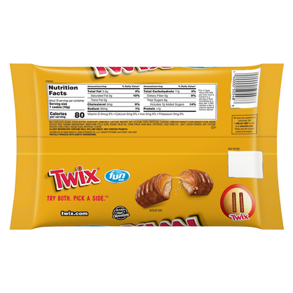 Twix Caramel Fun Size Candy Bars 10.83oz