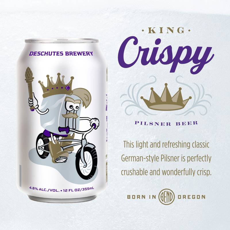 Deschutes King Crispy Pilsner 6/12oz Can – BevMo! Washington