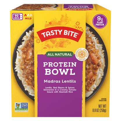 Tasty Bite Madras Lentil Protein Bowl 8.8oz