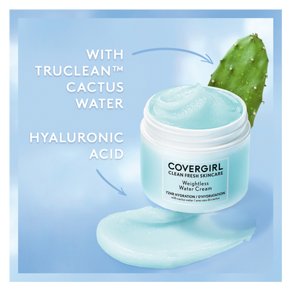 Covergirl Clean Fresh Skincare Weightless Water Cream 2oz