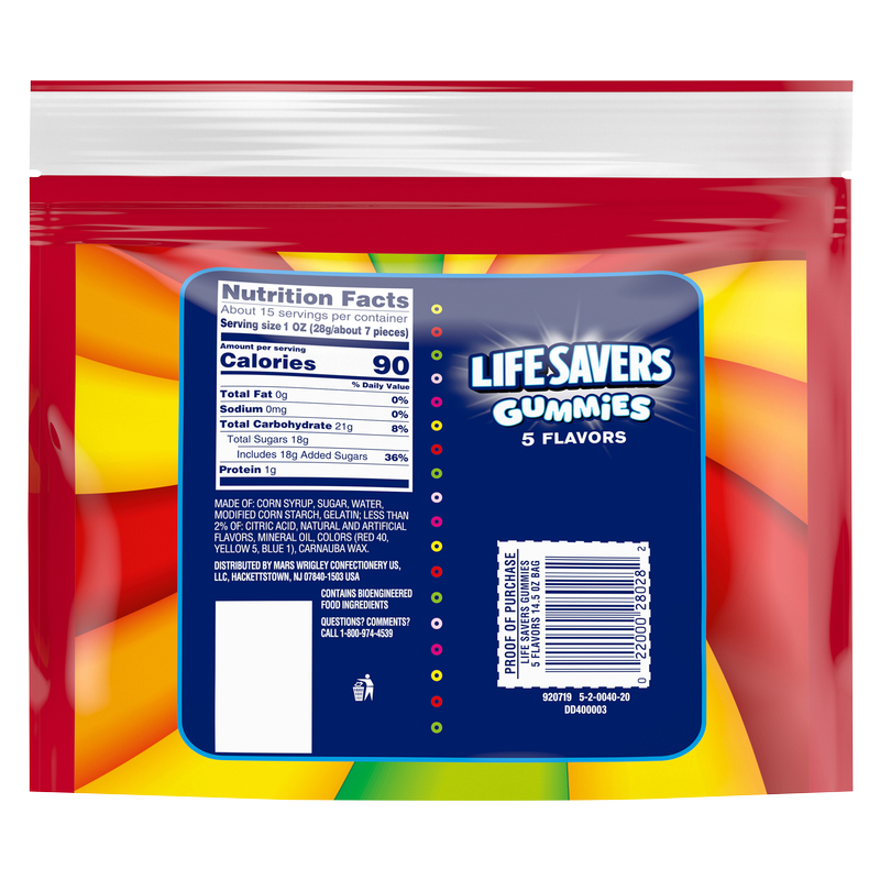 Life Savers 5 Flavors Gummies 14.5oz