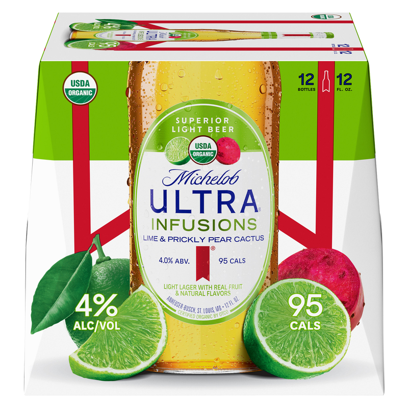 ultra lime prickly pear cactus Michelob Ultra Infusions Lime & Prickly Pear Cactus 12pk 12oz Btl – BevMo! Washington