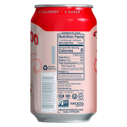 Waterloo Watermelon Sparkling Water 12pk 12oz Bottles