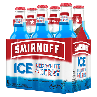 Smirnoff Red, White & Berry 6pk 12oz Bottle