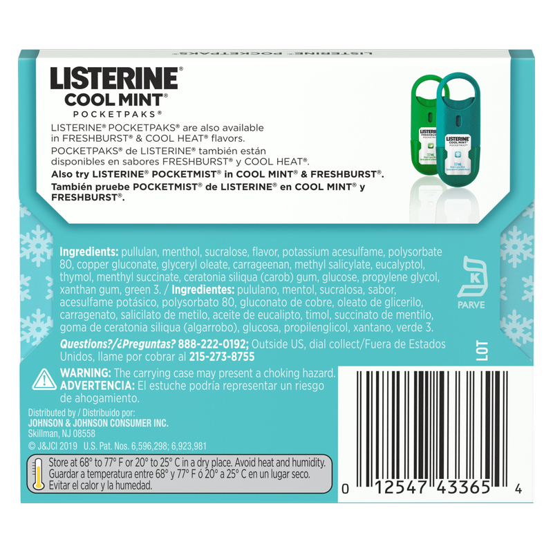 Listerine Cool Mint Breath Strips 24ct