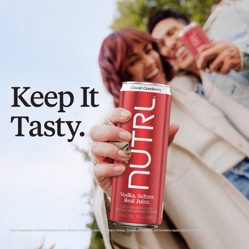 NUTRL Vodka Cranberry 8pk 12oz Can 4.5% ABV – BevMo! Washington