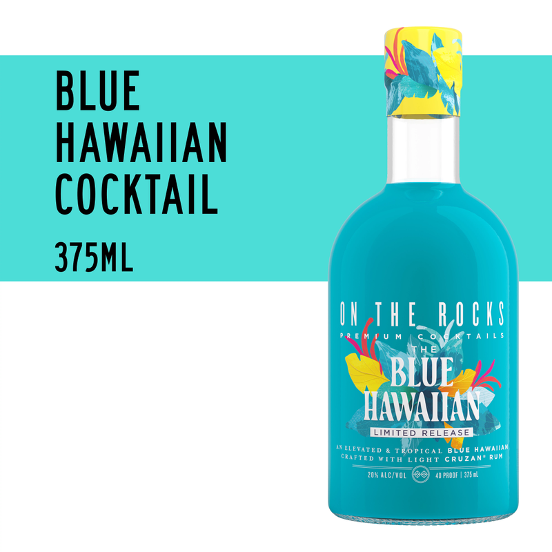On The Rocks Blue Hawaiian 375ml 20% ABV – BevMo! Washington