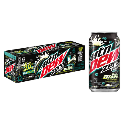 Mountain Dew Zero Sugar Baja Blast 12pk 12oz Can