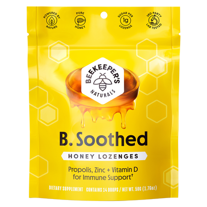 Beekeeper's Naturals B.Soothed Honey Cough Drops 14ct
