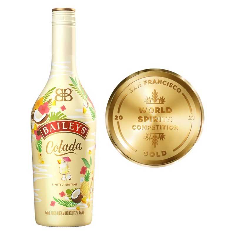 Baileys Colada Irish Cream Liqueur, 750 mL (34 Proof)