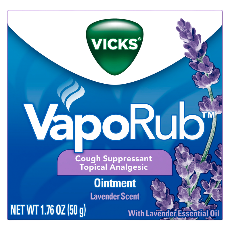 Vicks VapoRub Scented Cough Suppressant Ointment Lavender 1.76oz