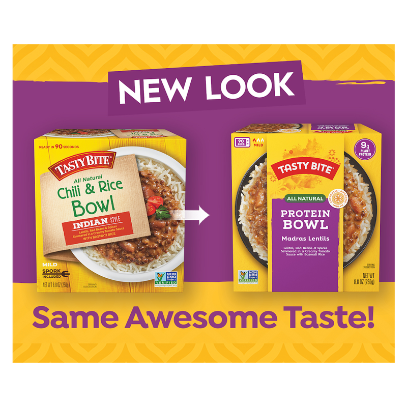 Tasty Bite Madras Lentil Protein Bowl 8.8oz