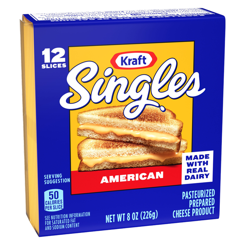 Kraft Singles American Cheese Slices - 12ct/8oz – BevMo! Washington